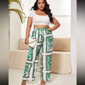 Paisley Wide leg pants